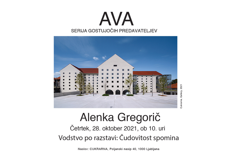 Visiting lecturer: Alenka Gregorčič