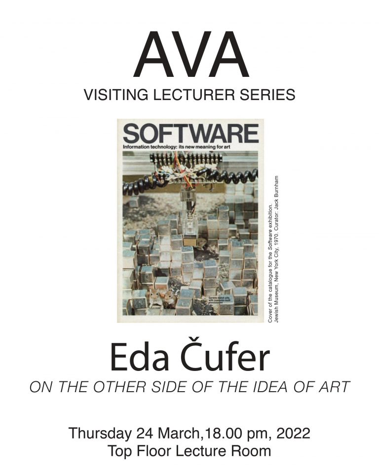 Read more about the article Visiting lecturer: Eda Čufer